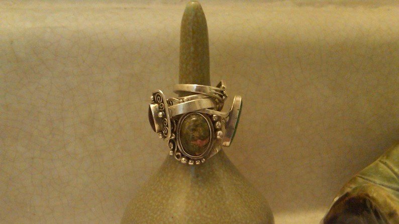 pottery ring holder